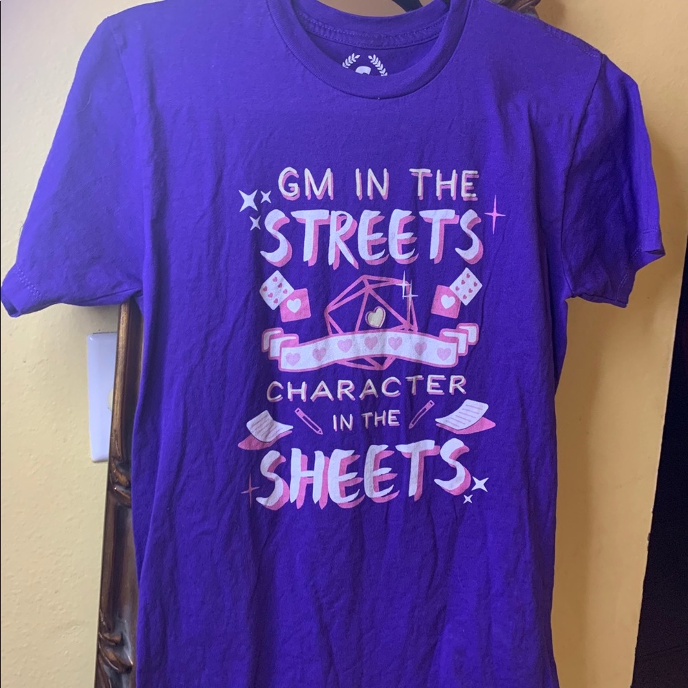 [SOLD] Purple DnD Roleplay T Shirt